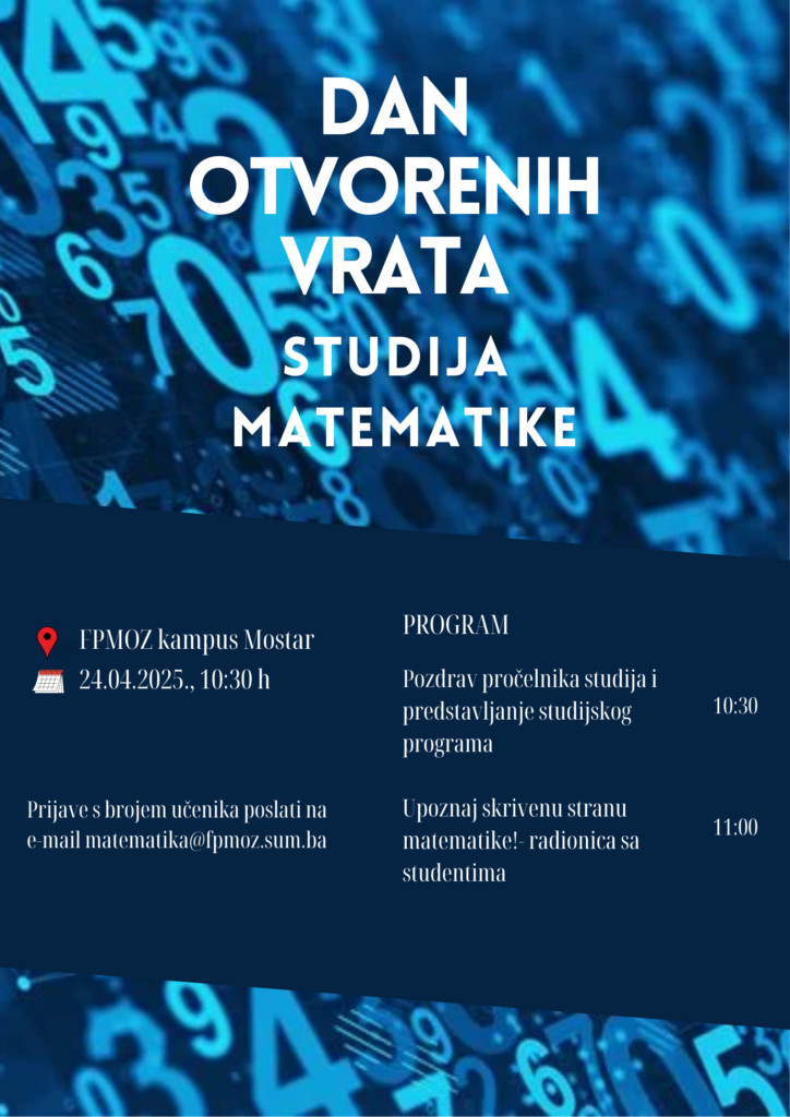 Dan otvorenih vrata Studija matematike