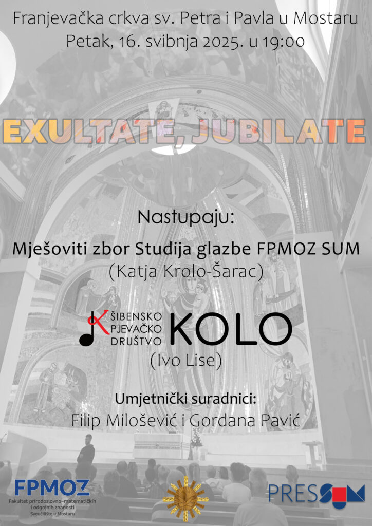 FPMOZ: ZBORSKI PJEVAČKI SUSRET – ŠIBENIK I MOSTAR