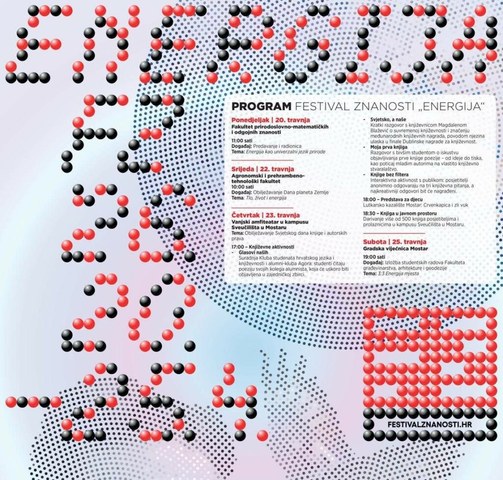Sveučilište u Mostaru prvi put partner Festivala znanosti: Od 20. do 25. travnja bogat program pod temom