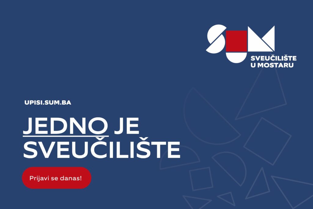 400 % povećana kvota za besplatan studij – do 2. srpnja otvorene prijave za upis na Sveučilište u Mostaru