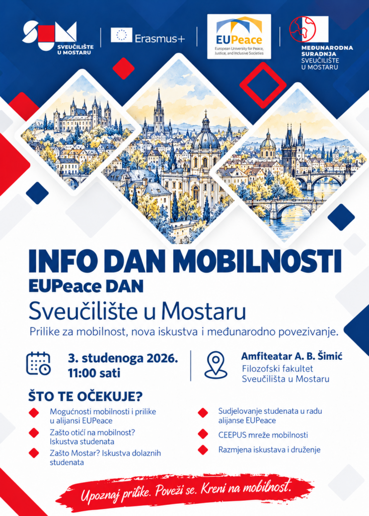 Info dan mobilnosti Sveučilišta u Mostaru i EUPeace dan